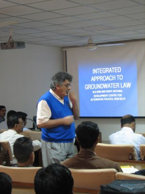Lecture on groundwater related legislation